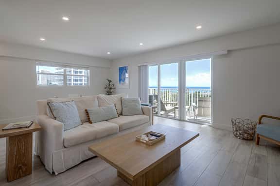 1 Block to Sand! Ocean-View Retreat w/ Pool Access | 1 Bed Fort ...