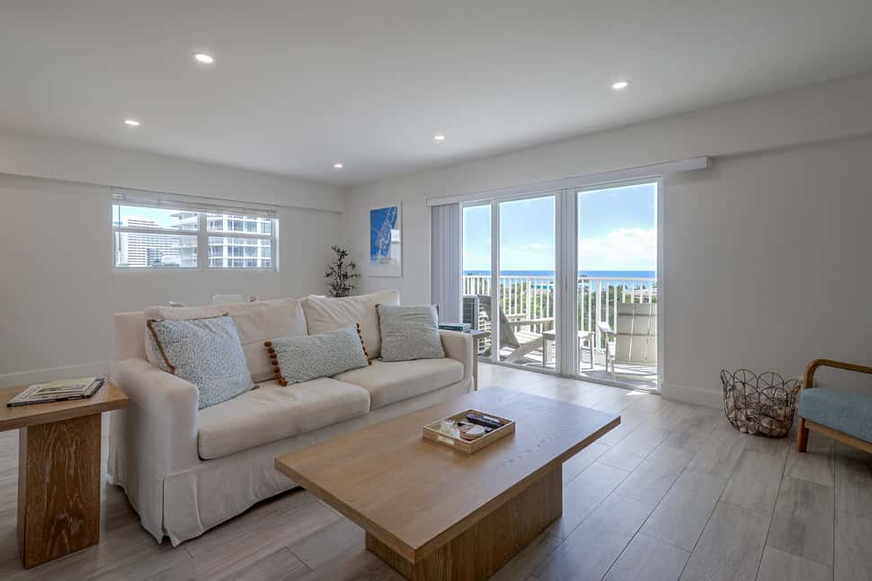 1 Block to Sand! Ocean-View Retreat w/ Pool Access | 1 Bed Fort ...