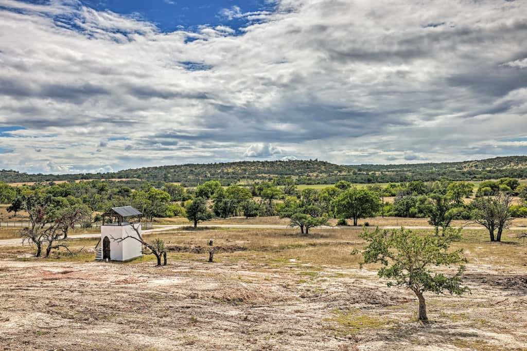 Trendy Fredericksburg Pad w/ Pool & Valley Views!