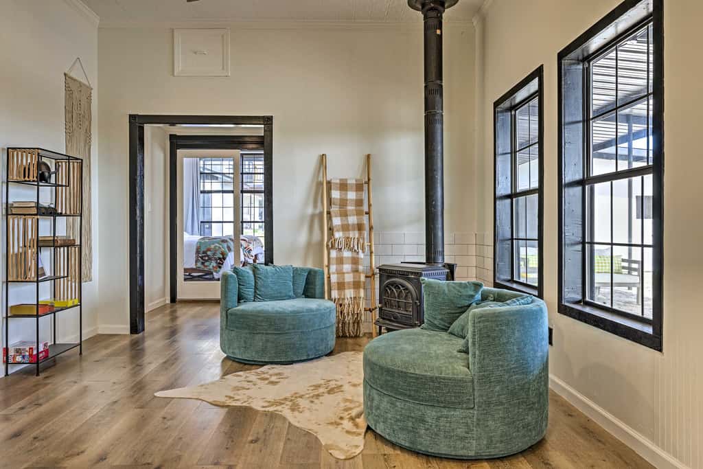 Trendy Fredericksburg Pad w/ Pool & Valley Views!