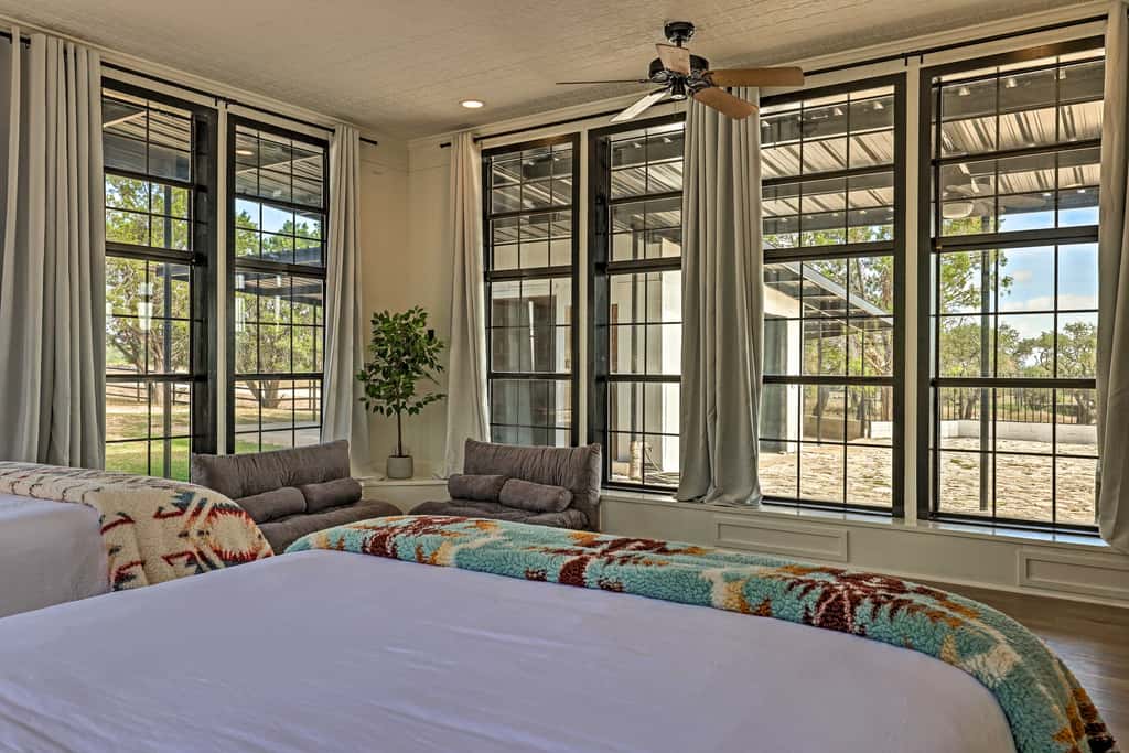Trendy Fredericksburg Pad w/ Pool & Valley Views!