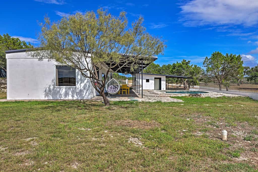 Trendy Fredericksburg Pad w/ Pool & Valley Views!