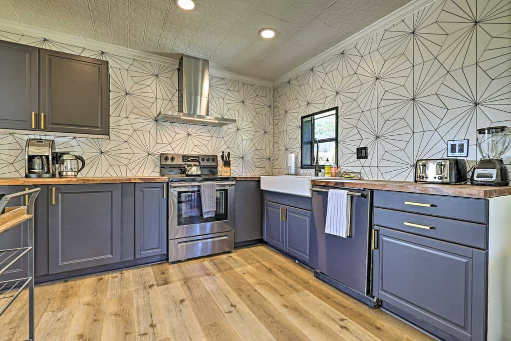 Trendy Fredericksburg Pad w/ Pool & Valley Views!