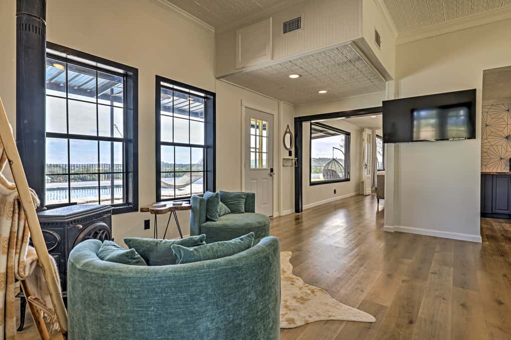 Trendy Fredericksburg Pad w/ Pool & Valley Views!