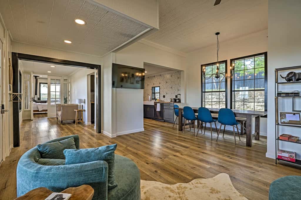 Trendy Fredericksburg Pad w/ Pool & Valley Views!