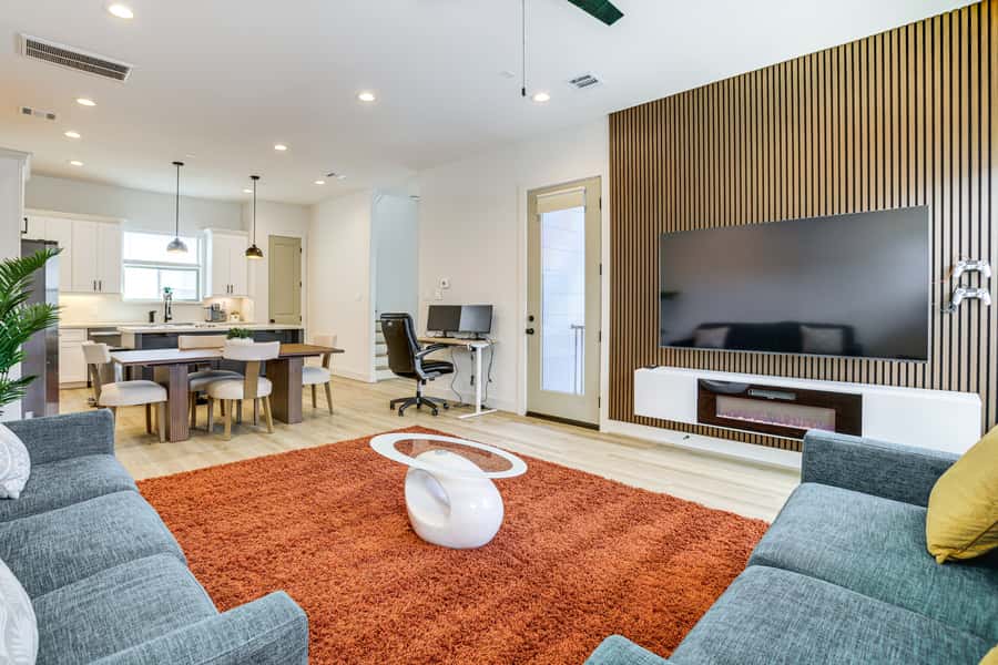 Your Houston HQ! Modern Unit w/ Yard & Workspace | 3 Bed Houston, TX ...