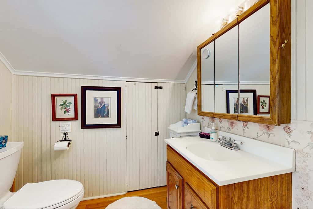 Historic farmhouse, 2 kitchens, lake access with kayak & paddle board, fire pit & stunning views