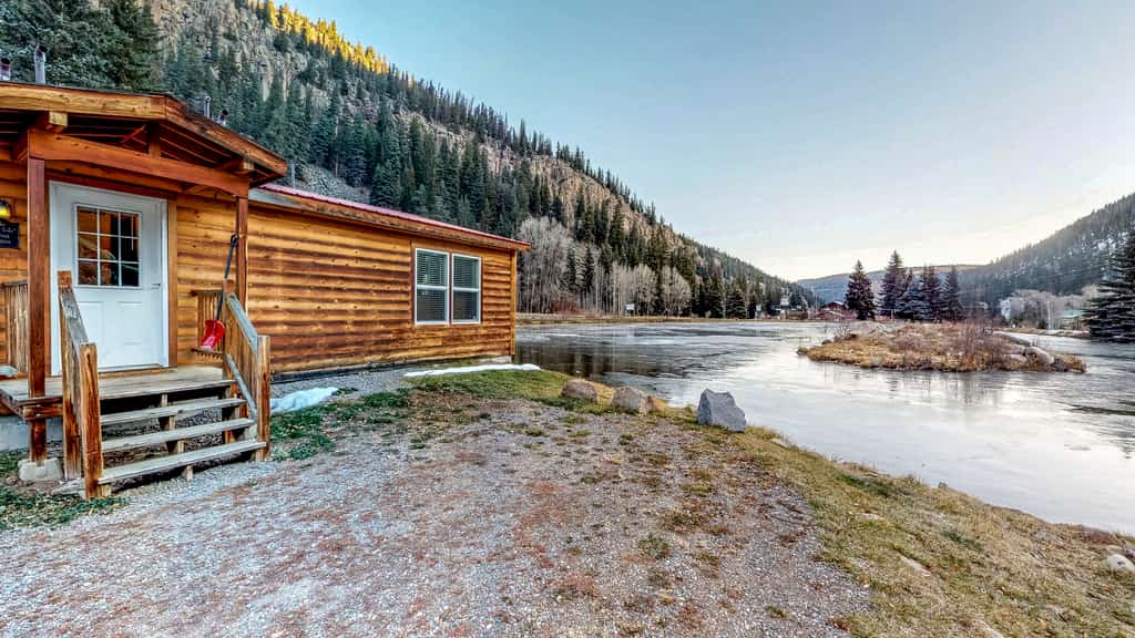 Cabin on the river