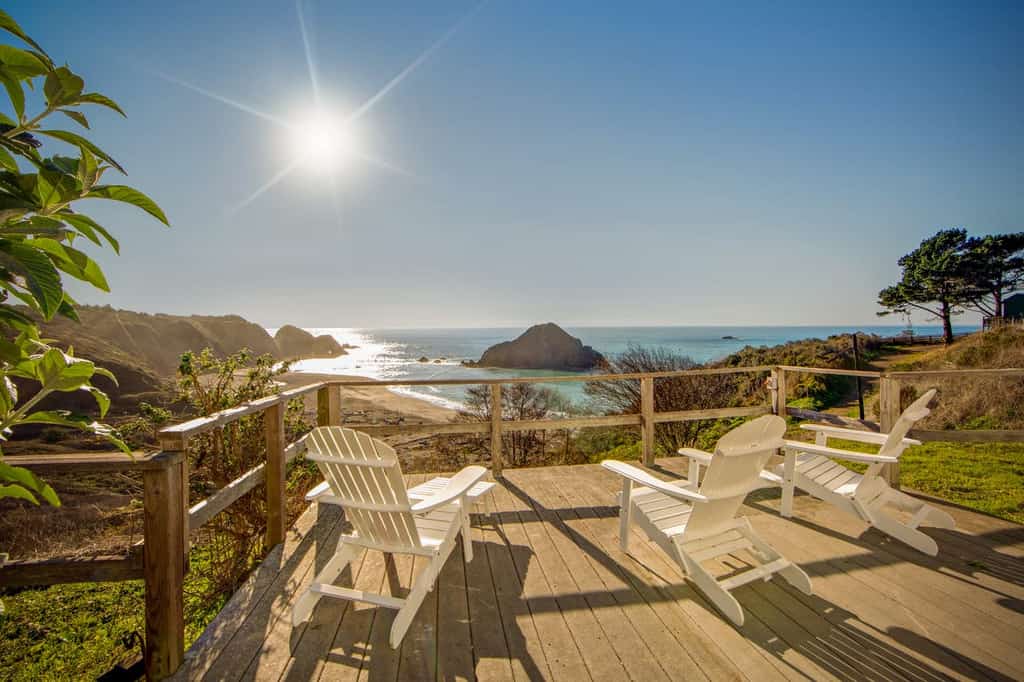 beachfront vacation rental in Northern California