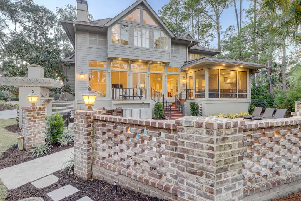 multi-level home on Hilton Head Island