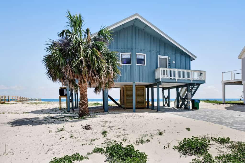 mexico beach, fl beachfront house rental