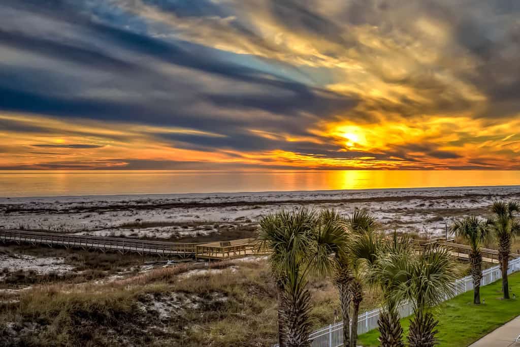 Vacation rental on the beach in Alabama.