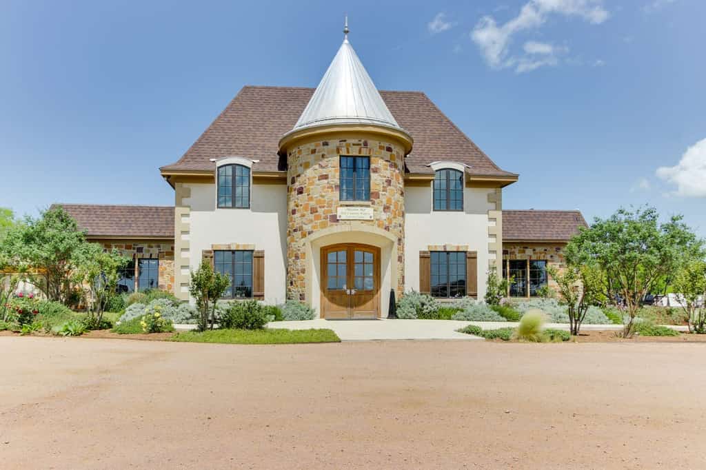 Large Bavarian style building in Fredericksburg, TX.