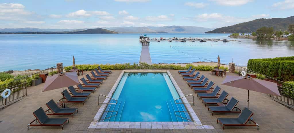 A pool near the the lake in Idaho.