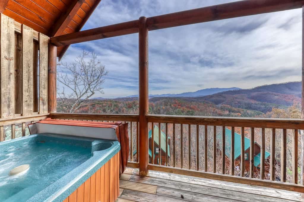 sherwood forest resort cabin rental with hot tub