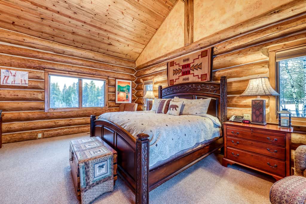 A vacation rental living space in McCall, ID.