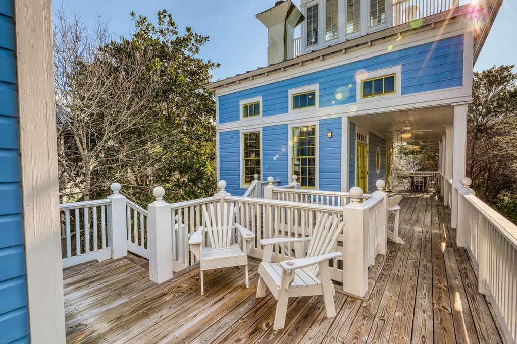 Santa Rosa Beach, FL porch of event home rental