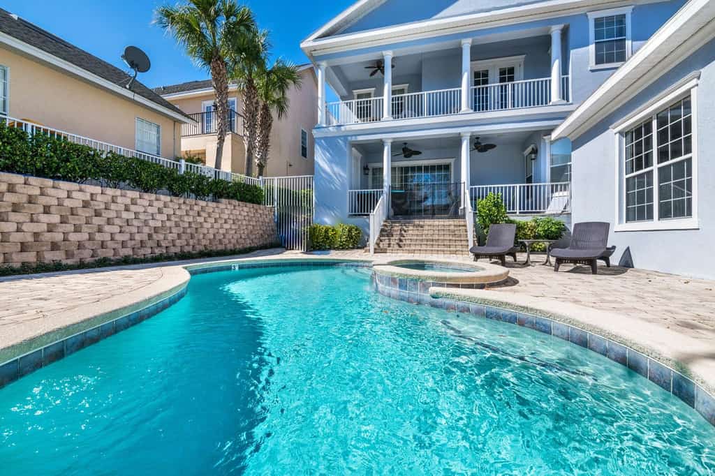 outdoor pool in Kissimmee, FL vacation rental home