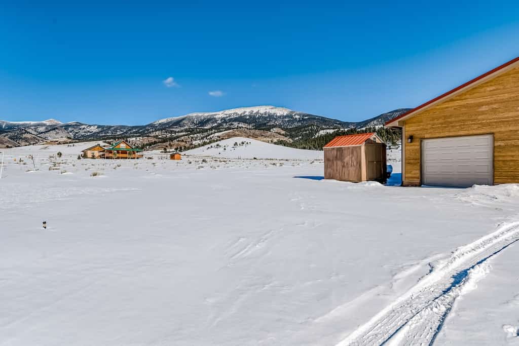 New Mexico in the snow.