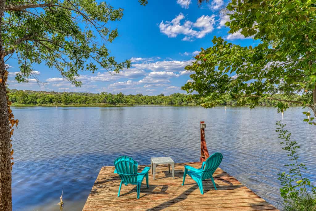 Vacation rental dock in Texas