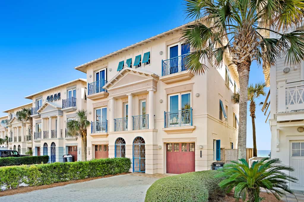 florida luxury home with private beach access