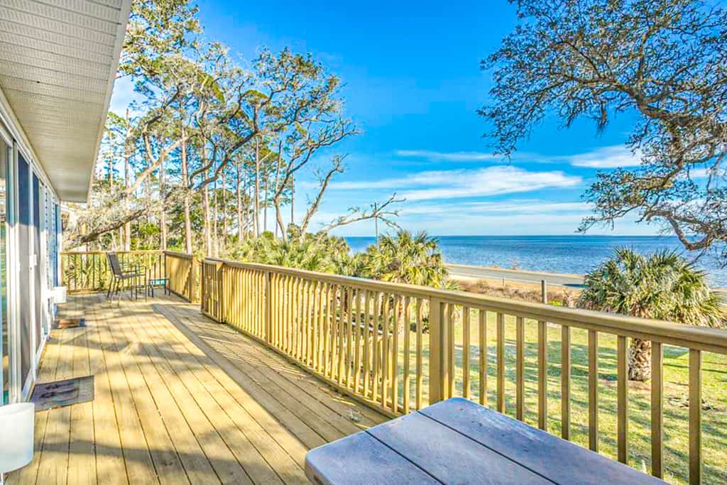 deck overlooking ocean in florida