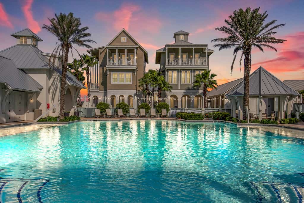 Rental villas with a pool at Palmilla Beach Resort.