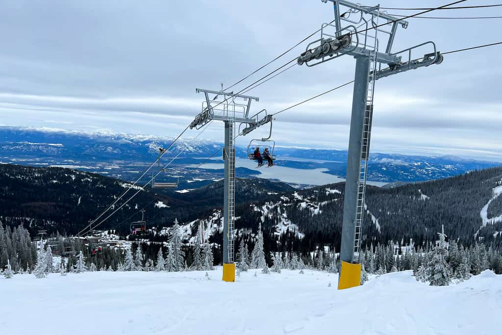 ski lift near Coeur d'Alene