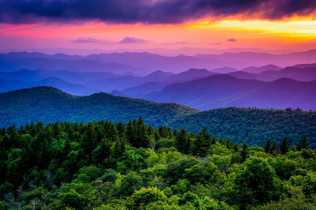 A Hendersonville sunset.