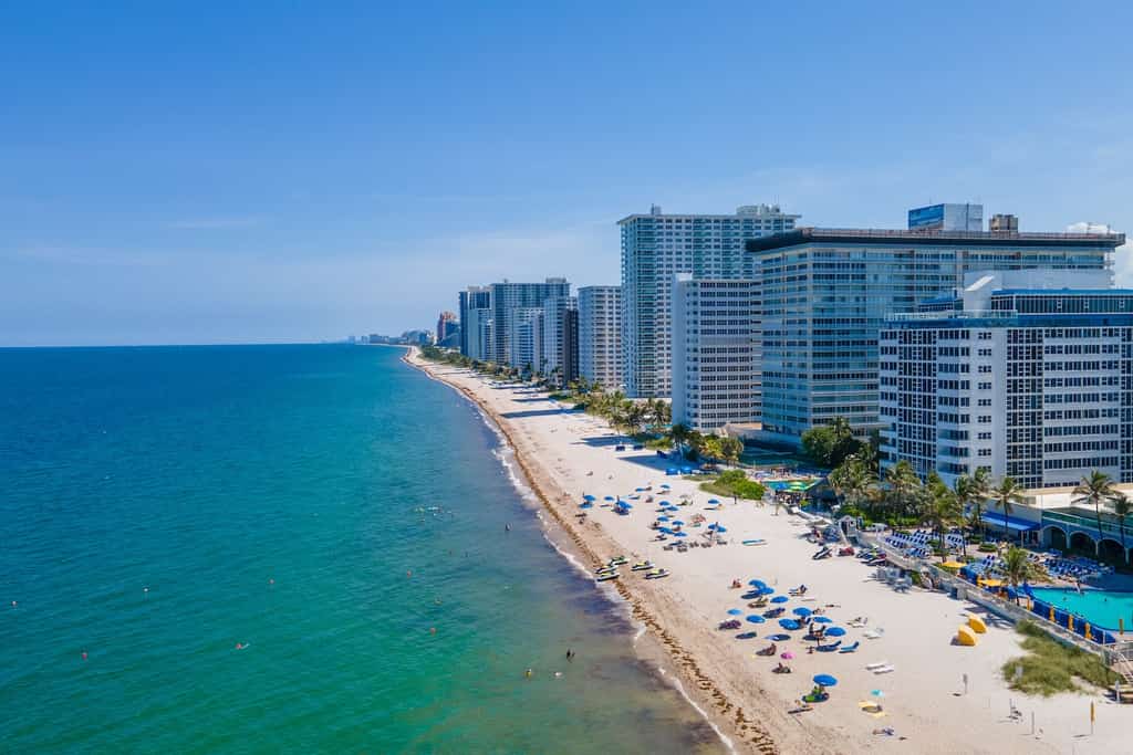 Fort Lauderdale beach.