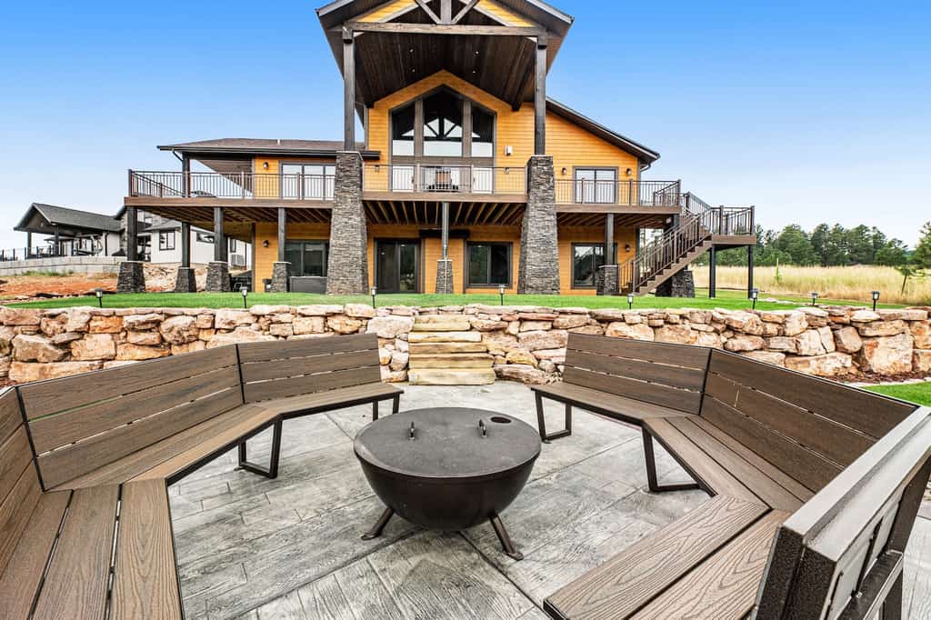 The exterior of a vacation rental in Sturgis, SD.