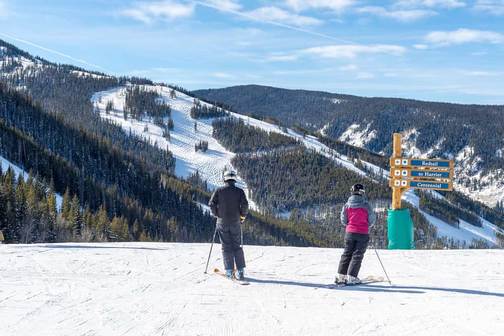 Skiers in Colorado