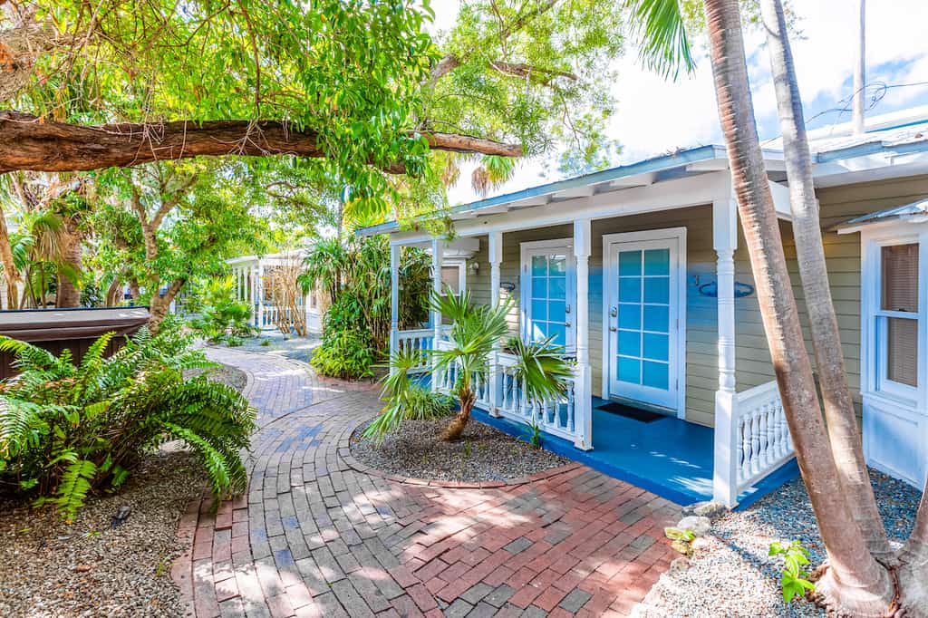 The exterior of a home in Key West, Florida.