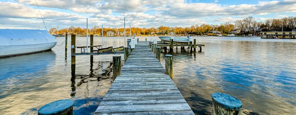 View from a dock.