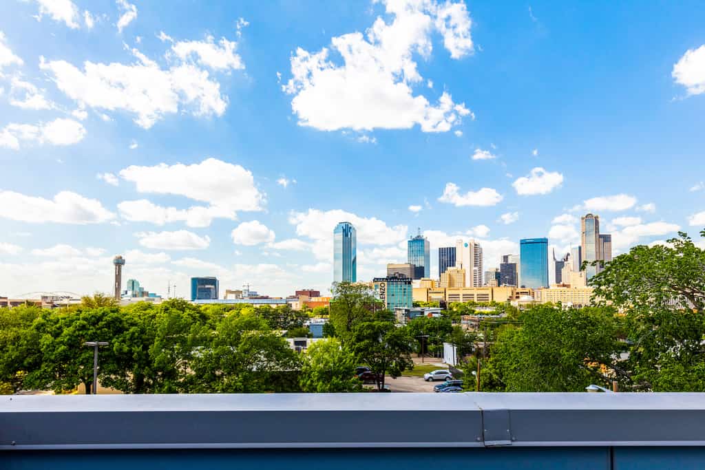 The skyline of Dallas, Texas