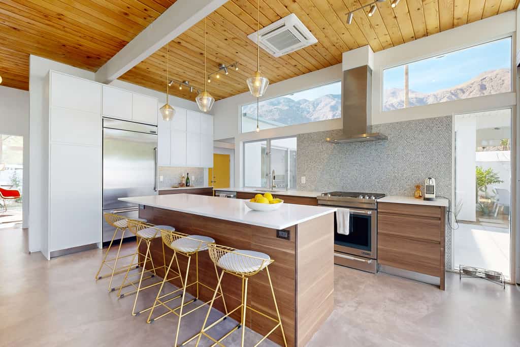 mid century modern kitchen