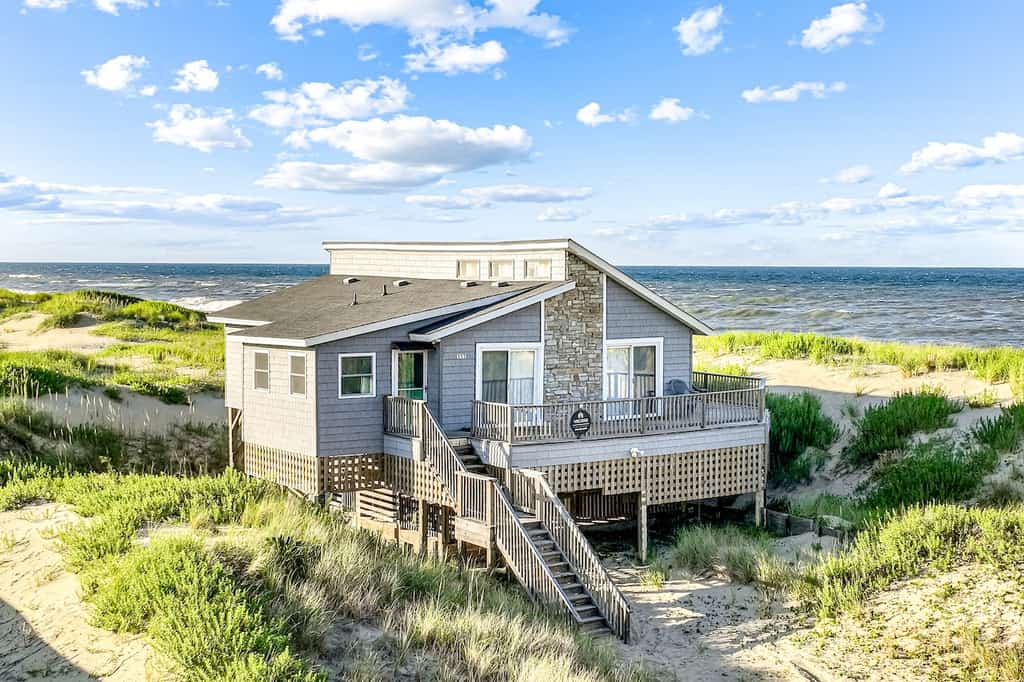 An oceanfront rental in Nags Head, NC