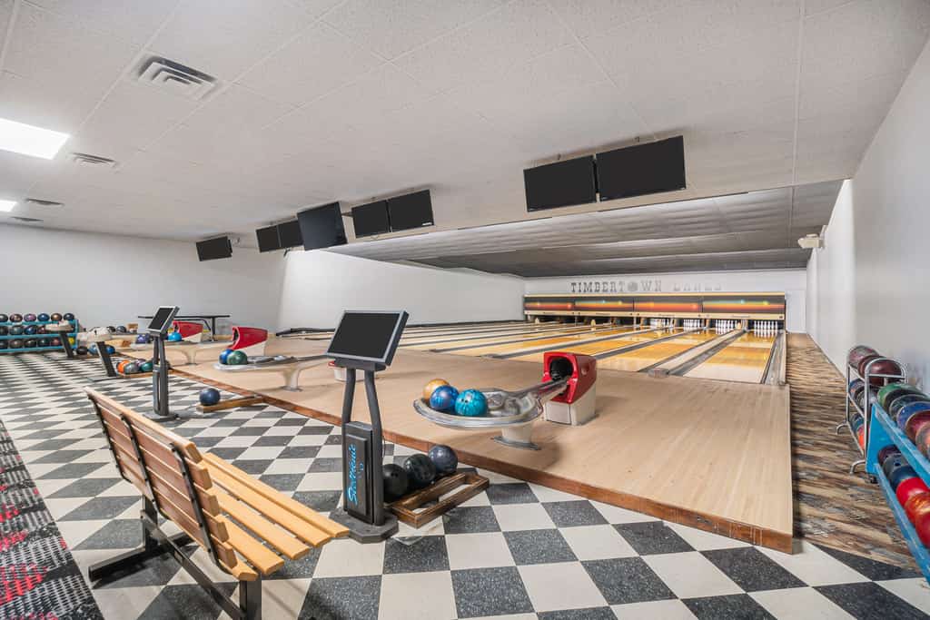 private bowling alley
