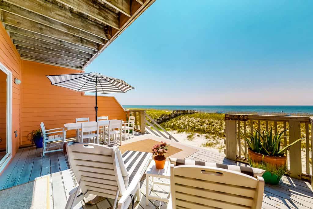 beach house in Navarre Beach, fl with private beach access
