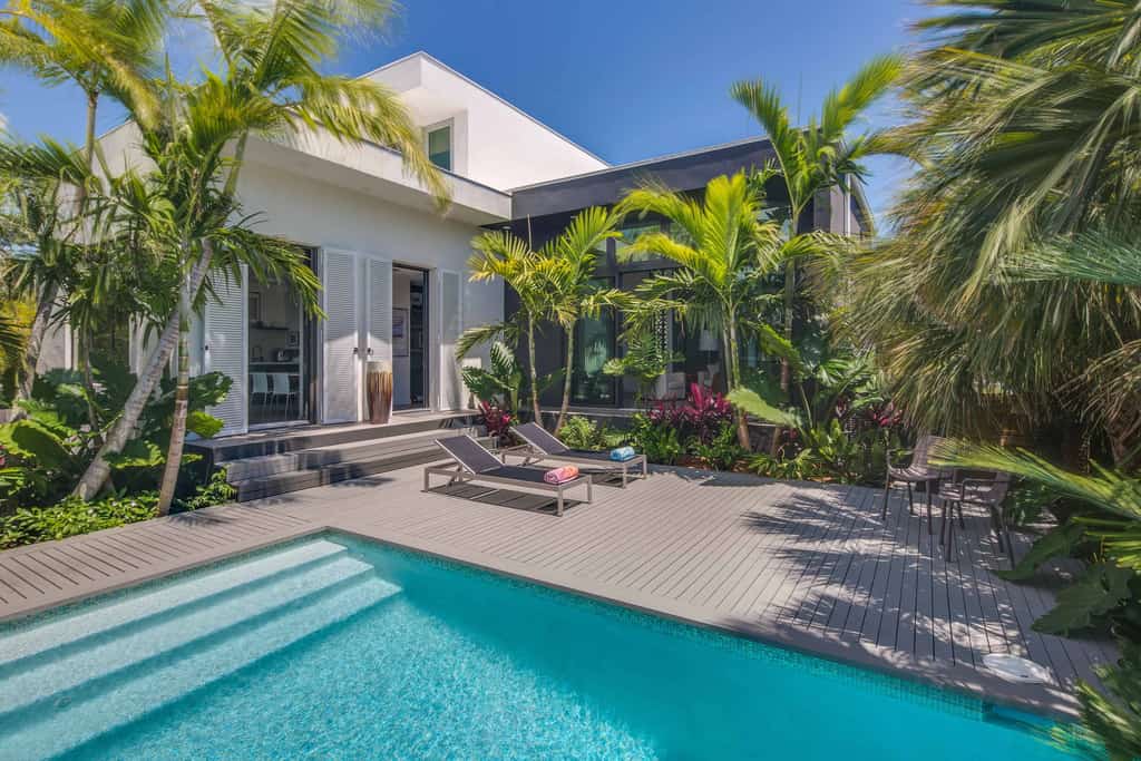 Vacation rental with outdoor patio and private pool in Key West, FL
