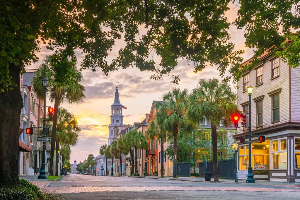 A street in Charleston, North Carolina.