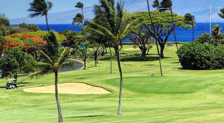 Golf course in Maui, HI