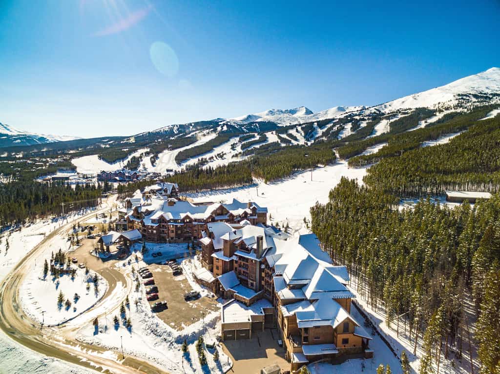 a snowy breckenridge, colorado