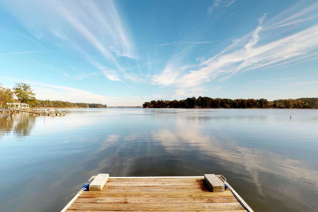 dock on Lake Murray in South Carolina