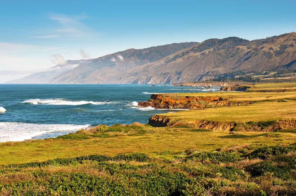 View of the ocean in Monterey Bay.