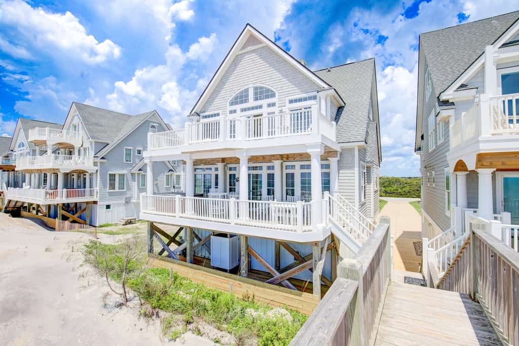 Vacation rental in North Topsail Beach.