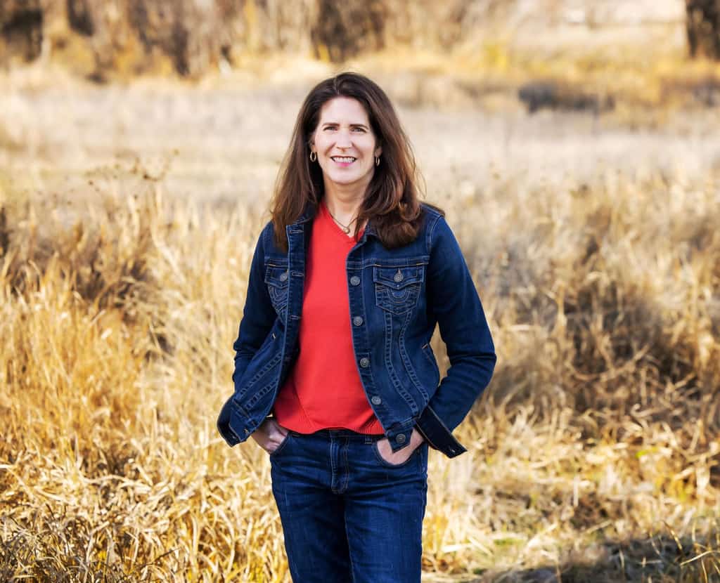 Woman standing in a field
