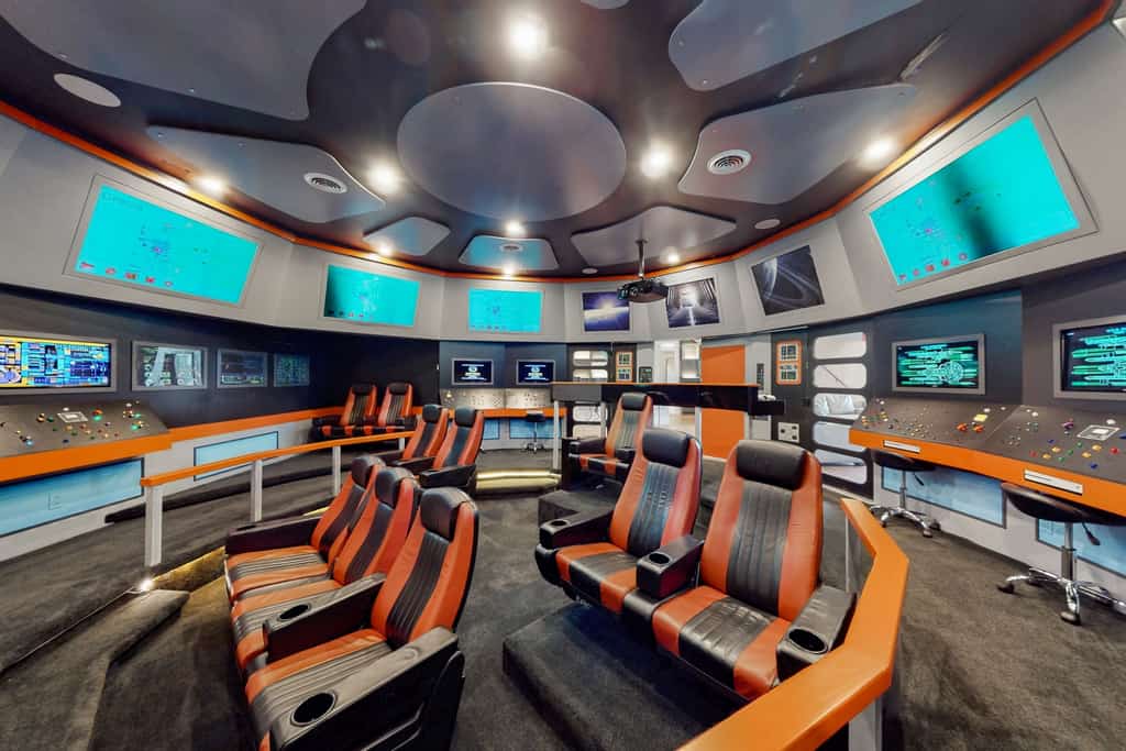 Game room at a rental in Kissimmee.