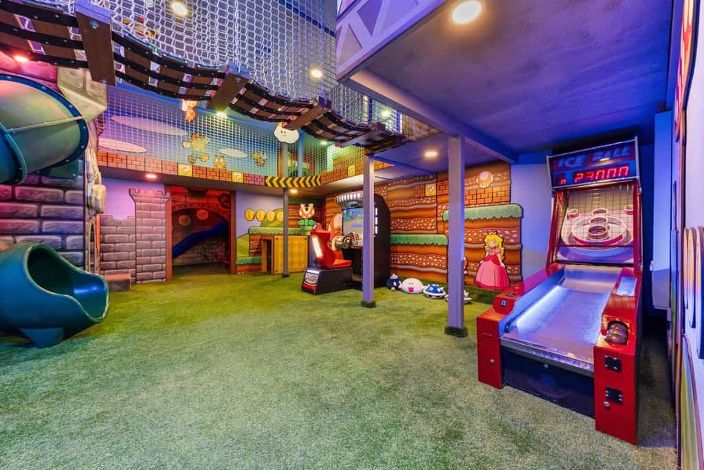 Game room at a rental in Kissimmee.