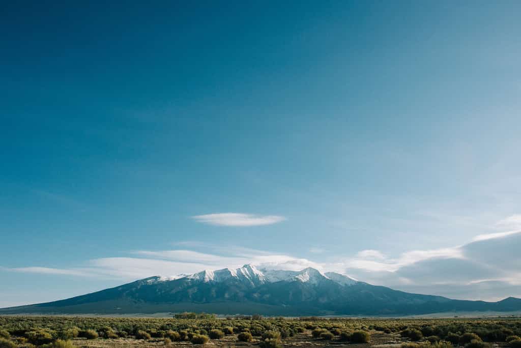 Colorado mountain peak.